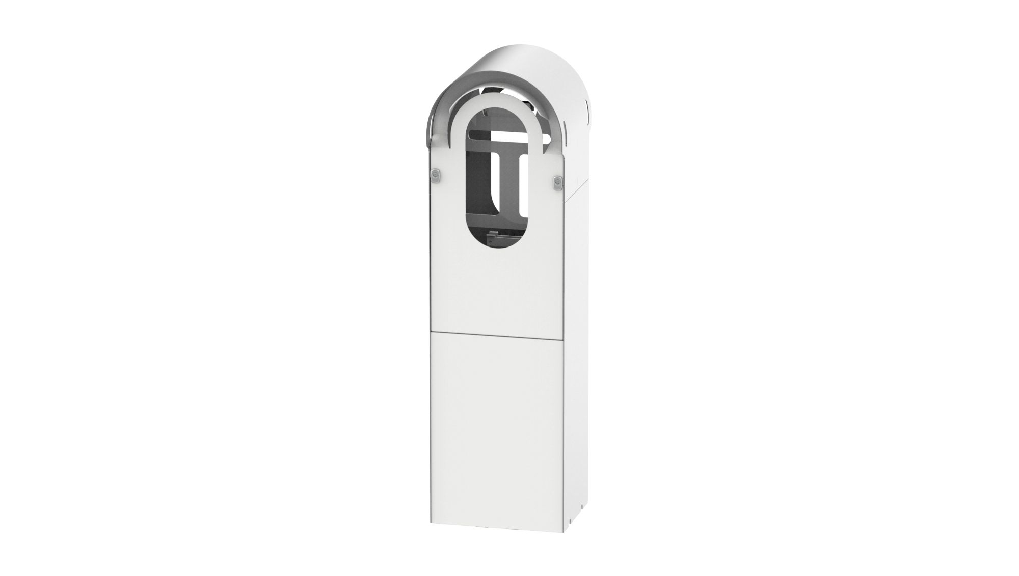 Schneider Evlink Pro Kit enclosure, Metal, for 2 floor-standing charging stations, steel - EVA1RFKS2